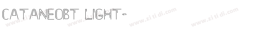 CataneoBT Light字体转换